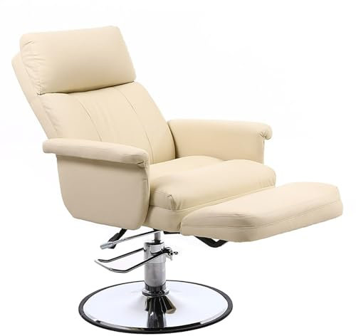 Fauteuil Esthetique Table Esthetique Professionnel Fauteuil De Massage Hydraulique Cosmétique Multifonction Fauteuil de relaxation pour Extension de cils Tatouage Pedicure (Beige)