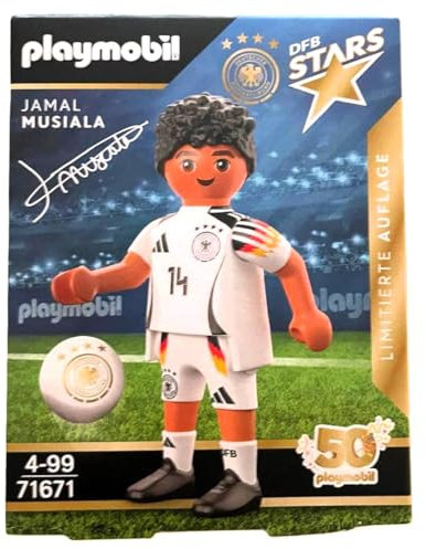 PLAYMOBIL DFB Stars Spielerfiguren zur Auswahl - Limitierte Auflage zur EM 2024 (71671 - Jamal Musiala)