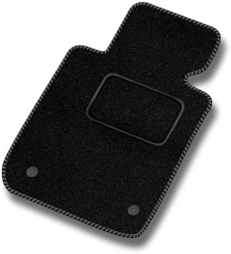 SMK Velours Standard Fahrermatte 1-teilig passend für Opel Corsa D 2006-2014 - Standard, Gewebt, Grau Fahrerseite - Erleben Sie neuen Fahrkomfort mit einem Velours- Fahrermatte passend für Ihr Auto