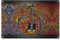Panneau en aluminium de couleur acoustique et guitare - 30,5 x 20,3 cm - Décoration murale pour garage, cuisine, salle de bain, intérieur et extérieur.