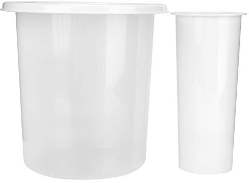 Vaso transparente reutilizable para helado con tapa para el cubo de hielo recargable que hace un modelo
