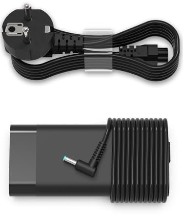 MJXYXCDH 150W 19.5V Chargeur Ordinateur Portable pour HP OMEN 15 17 Pavilion Gaming Elitebook 1050 G1 ZBook Studio 15 G3 G4 G5 G6 Séries PC Adaptateur Alimentation