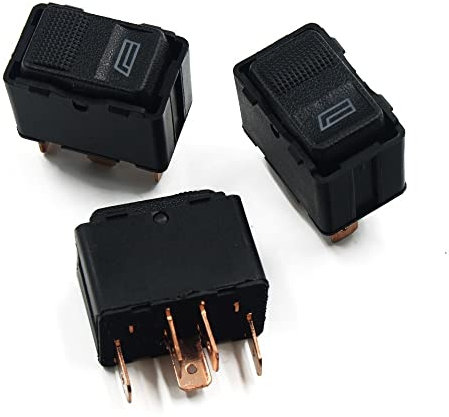 GPRTKULE Einzelne elektronische Fensterschalter/Fit for Audi A6 C4 V8. Quattro 80. B3 B4 90 100 (3PCS) Innenschalter