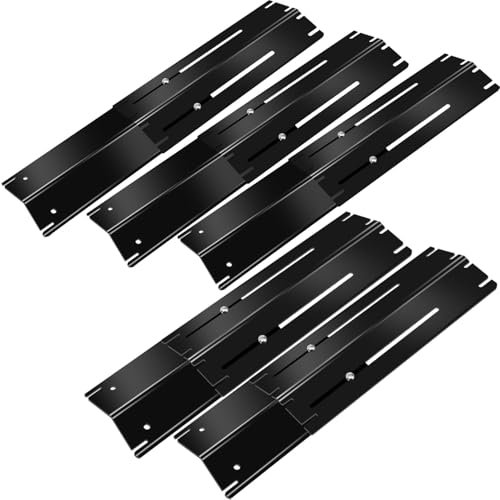 Paayox Universal-Grill-Heizplatten, Flavorizer Bar, Lame-Tamer passend für Gasgrill für Nexgrill, ausziehbar von 29,8 cm bis 53,3 cm lang, 5 Stück