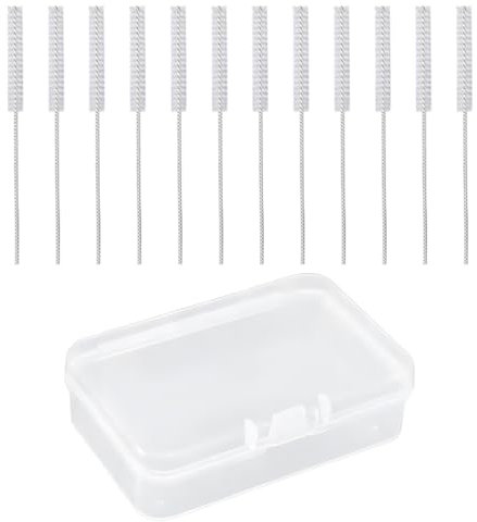 Lot de 12 brosses de nettoyage pour appareils auditifs, écouteurs, outils de nettoyage pour appareils auditifs, longue brosse de nettoyage pour appareils auditifs