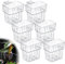 6 Pièces Support Plante D'aquarium, Support Mural pour D'aquarium, Pot pour Plantes D'aquarium, Support De Plante pour Aquarium pour Plantes Aquaponiques