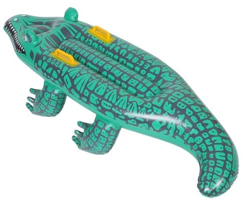 Toyvian Dekorativer Alligator-Schwimmer, Alligator-Schwimmer Für Pool, Aufblasbarer Alligator-Pool-Schwimmer, Pool-Alligator-Schwimmer, Aufblasbares Pool-Surfbrett