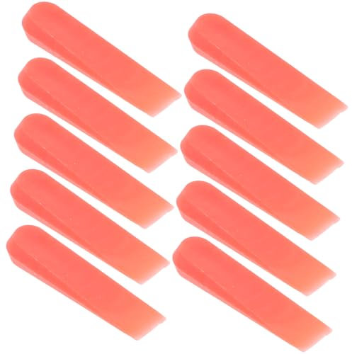 Veemoon 100 Pièces Inserts de carrelage système entretoise de nivellement sol en vinyl Cales pour carrelage nivellement carrelage niveleur de carreaux outils de carrelage Plastique rouge