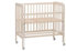 Fillikid Beistellbett Nino 3 in1 Exklusiv | Babybetten aus Buchenholz | Kinderbett, Zustellbett 5-stufige Höhenverstellung | Stubenwagen ab Geburt mit großer Liegefläche