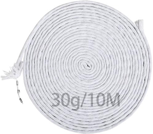 10m Gardinenbleiband, 300g bleiband für gardinen schwer, bleiband für gardinen, Hochleistungs-Gardinenband für Vorhänge, Moskitonetze, Tischdecken