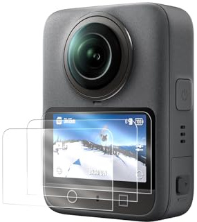 SKYREAT Osmo 360 Screen Protector Tempered Film, Camera Accessories for DJI Osmo 360 Screen Protector, 9H Hardness Scratch-Resistant, Anti-Fingerprint Bubble-Free(3-Pack)