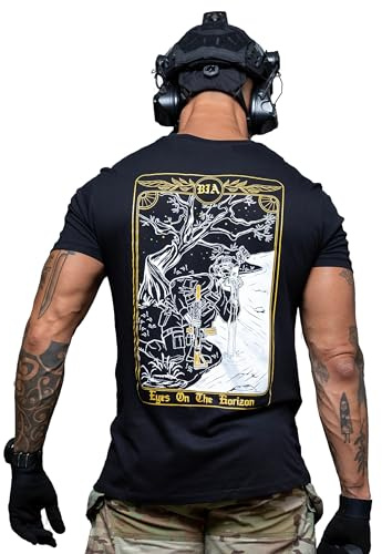 Brothers in Arms Herren T-Shirt „Horizon“ – athletische Passform - aus 100% Baumwolle für maximalen Komfort – hochwertiger Druck, designed in Germany