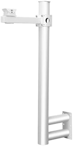 ZMJGLL Universal Outdoor Security Camera Mount Bracket,Adjustable Pole Extension Arm Holder for Surveillance,Wall Mount Stand for Home Security (Style 1 length 100cm)