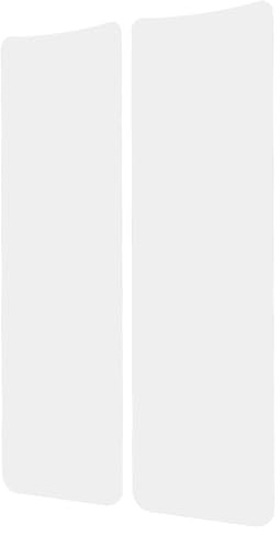 VICASKY 2 pezzi Tavola Trasparente per Balayage e Tintura Capelli Spatola Curva Allargata per Divisione Precisa e Protezione del Cuoio Capelluto Strumento Parrucchiere Resistente e Facile