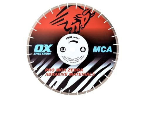 Spectrum Superior Zebra Dia Blade - Abrasive - 450/25.4mm