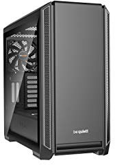 be quiet! Silent Base 601 ATX PC Midi PC Gehäuse mit Seitenfenster Silber