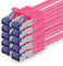 1aTTack.de Câble Réseau CAT7 CAT 7 10 Gigabit - 10x 7,5m - RJ45 Ethernet LAN DSL Routeur Modem - Magenta