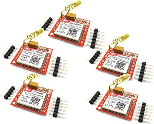 5pcs SIM800L GPRS GSM Module PCB Antenna SIM Board Quad Band