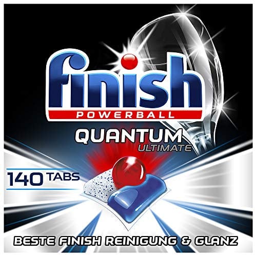 Finish Quantum Ultimate Gigapack Dishwasher Tablets - Regular, 140 Finish Tabs