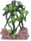 AQUA KT Terrarien Hintergrund Korkrückwand Reptilien Klettern Zweig Rückwand mit Saugnäpfen für Eidechsen Schlangen Frösche Skorpione Chamäleon Zubehör