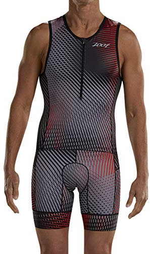 Zoot Herren Triathlon Sport Tank Style Stoke mit DREI Rückentaschen, LSF 50+ und SeamLink-Nähten