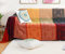 AIVIA Boho-Überwurfdecke, Bohemian, übergroß, Couch, Sofa, Schonbezug, Liegesitz, Möbelbezug, Azteken-Hippie-Überwurf, Decken, Bett, Streuraumdekoration (221 x 261,6 cm, rot, grün, marinegelb)
