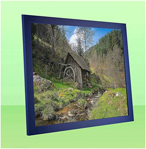 1a Bilderrahmen MonteCarlo Cadre Photo 60x85 cm Cadre Antireflet Pour Puzzle Bleu d'Océan Idéal pour Puzzle Photo Poster Tableau 85x60 cm