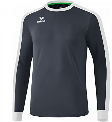 Erima Unisex Kinder Retro Star Trikot Trikot Langarm (3142109), Slate Grey/weiß, 164