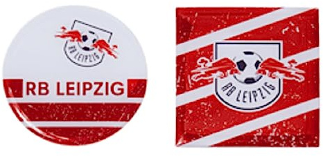 RB Leipzig Magnet 2er Set Kühlschrankmagnet RBL - Plus Lesezeichen Wir lieben Fußball