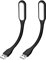 2ud | Mini lámpara USB LED portátil | Negro