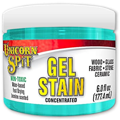 Unicorn Spit 5772006 6.0 fl oz. Concentrated Jasmine Scented Stain Gel, Zia Teal