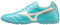 Mizuno Unisex Morelia II Club AS Fußballschuh, Blue Curacao/Snow White/Red Brown Satin, 38.5 EU