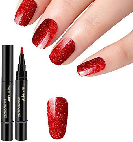 Dip Nail Tools And Accessories 5ml 3 Nail Pc Step To Pen 1 Painting Step Use Gel 1 One Gel In Nail Varnish Nail Art Nail Design Kit for Gel Polish (P, One Size)