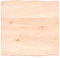 vidaXL Tischplatte, Holzplatte für Tisch Esstisch Couchtisch, Massivholzplatte Handgefertigt mit Baumkante, Ersatztischplatte, 40x40x(2-6) cm Massivholz Unbehandelt