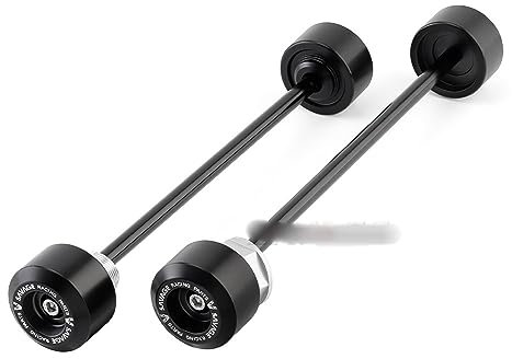 IAZE Schieberegler Rad Gabel Slider Schutz Motorrad Zubehör 701 Vorne Hinterachse Crash Protector Für Husqvarna 701 Enduro Supermoto (Farbe : Front and Rear3)