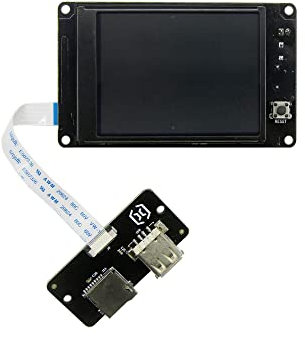 Kompatibel mit Arti-llery 3D-Drucker Sidewinder X1 und Genius LCD-Bildschirm und TFT-Board-Komponenten, Display klar (Color : Genius, Size : 1)