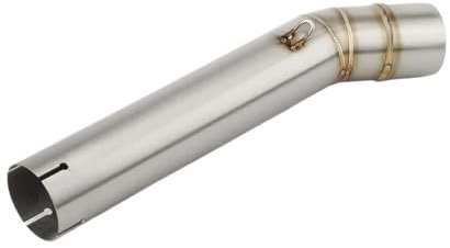 DAVBIR Motorrad Auspuffrohr Motorrad-Auspuffrohr-Slip-On-Mittelschalldämpfer Für CB1300 2003 2004 2005 2006 2007 2008 2009 2010 2011 2012 2013 Auspuff Endrohr