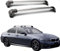 YPZJXQXQ 2 Stück Dachträger für BMW 3-Series G20 Sedan 2019 2020 2021 2022, Relingträger, Fahrradträger, Dachboxen, Skihalter Tragkraft 75 kg,Silver