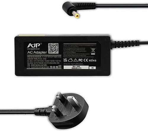 AJP 65W Charger for Lenovo IdeaPad 1 14ALC7, 14AMN7, 15ALC7, 15AMN7, 14ADA7, 15ADA7, IdeaPad 3 17IRU7, 17ITL6, IdeaPad Slim 3 14ABR8, 14AMN8, 14IAH8, 14IAN8, 14IRH8 Laptop Power Adapter
