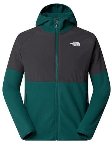THE NORTH FACE NF0A89JJAEO M Glacier Heavyweight Full Zip HD Maglia Lunga Uomo Deep Nori/Asphalt Grey/Taglia XL