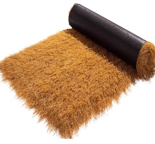 BXZAY Künstliches Strohdach Rolle,Strohdach Bar UV-beständiges,Wasserfestes,Synthetik Strohdach Reetdach Material Für Tiki,Terrassen,Themenpartys Dekor Reetdach 1m X 4m