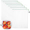 DtgEcd 8 Pcs Reusable Mesh Bags,Mesh Grocery Bag, Netted Vegetable Fruit Bags Drawstring Grocery Bag for Storage Fruit and Vegetable