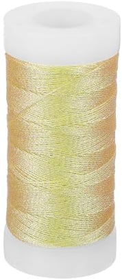 PATIKIL 100 Yards Metallic Thread Stickgarn Für Nähmaschine Gold | Handstickerei, DIY Basteln Handarbeit, Geschenkverpackung Schmuckherstellung Deko