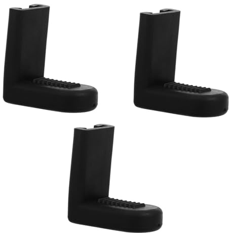 Mikinona Set 3 Pezzi Staffa di Sospensione per Tamburo in Gomma Nero, Accessori per Rullante Installazione Facile e Antiscivolo, per Batteria Acustica