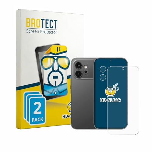 BROTECT 2 Stück Schutzfolie für Honor 600 (Display+Kamera) Displayschutz Folie Made in Germany, Ultra-Klar