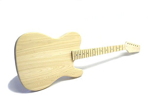 E-Gitarren-Bausatz/Guitar DIY Kit ML-Factory Style II ohne Fräsungen Esche/Ahorn ohne Hardware