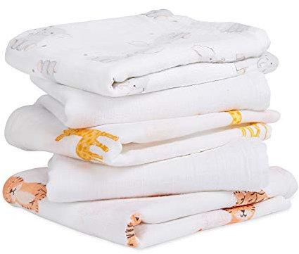 aden + anais G388B safari babes 5-packaden muslin squares, mehrfarbig