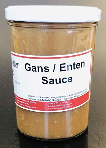 Gänsesauce/Entensauce hausgemacht im Glas (400ml)