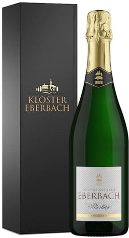 Kloster Eberbach - 1er Geschenkset - Deutscher Sekt - Riesling - Trocken Schaumwein aus Rheingau (1 x 0.75 l)