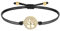 ZENI Bracelet Arbre de Vie Or pour Fille, Zircon Cubique pour Ado, Cordon Fait Main Noir Réglable, Bijoux Yoga Femme, Cadeau Enfants Anniversaire